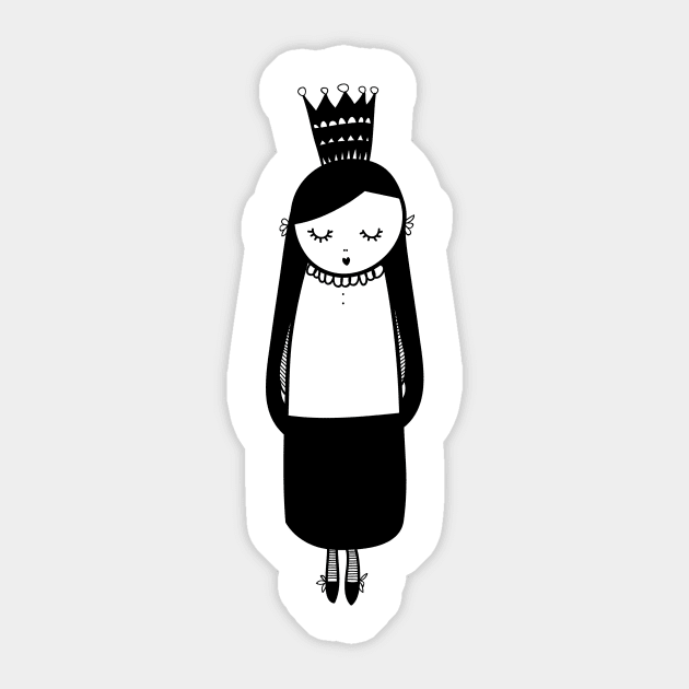 Little girl Sticker by coclodesign